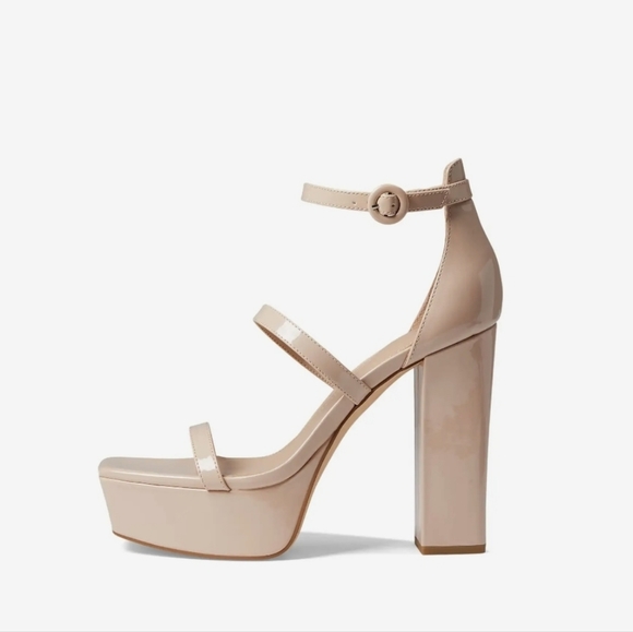 Marc Fisher LTD Frita Nude High Heels - Picture 1 of 16
